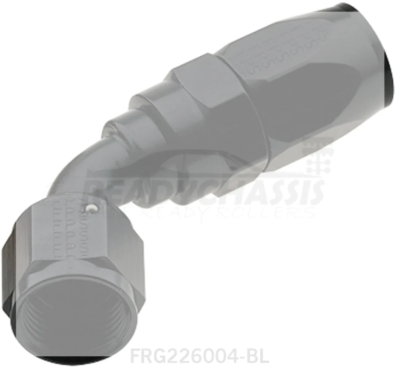 Fragola Hose Fitting #4 60-Degree Pro-Flow Black 226004-BL Fragola Hose Fitting #4 60-Degree Pro-Flow Black 226004-BL