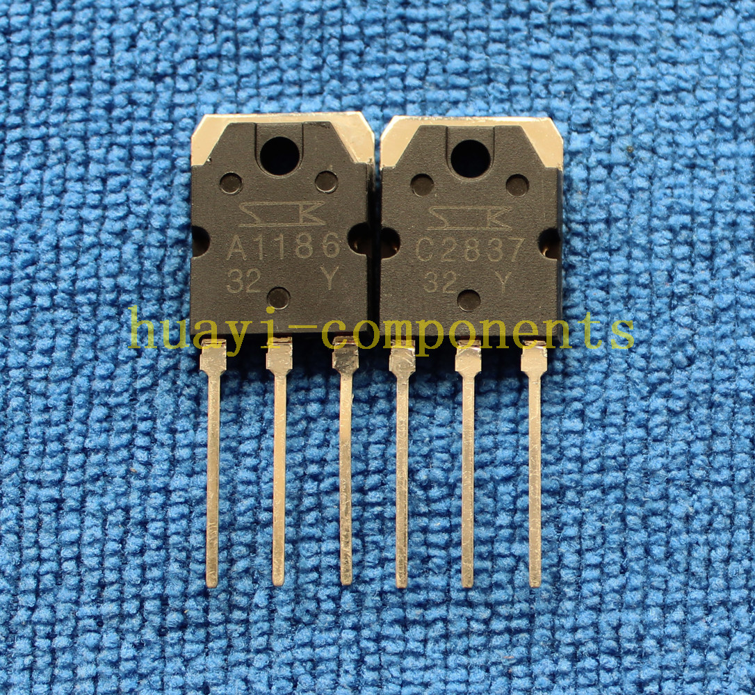 タナゴp 2pcs 2SA1186 +2pcs 2SC2837 A1186 C2837 SANKEN Transistors | eBay