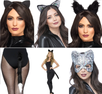 Fancy dress top cat ears