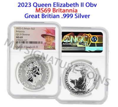 2023 Silver Britannia Last to Feature Queen Elizabeth II