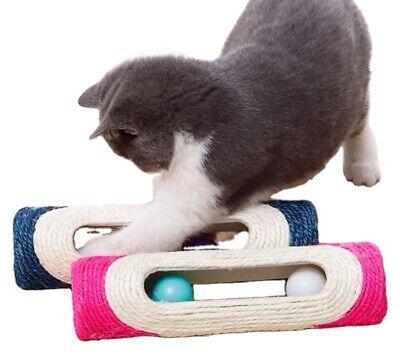 Cat Toy Like a Sisal Drum Ring with Balls - Scratch Board for Cats  - Ball Toys