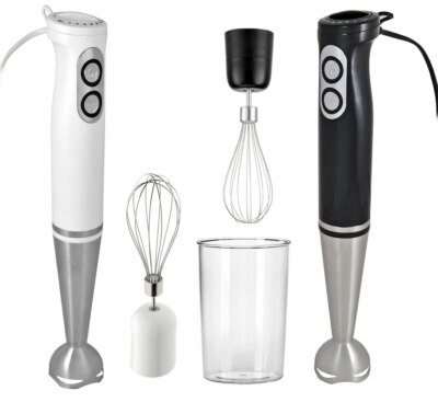 Stabmixer SET 500W Edelstahl Pürierstab Mixer Handmixer Zerkleinerer Häcksler