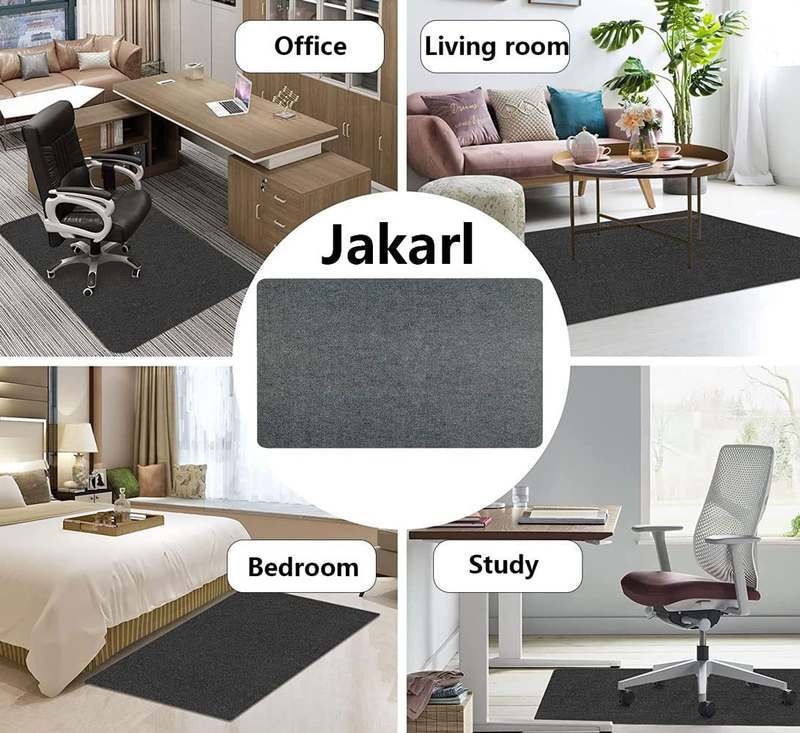 Office Rolling Chair Mat for Hardwood Tile Floor Computer Gaming under Desk Low-