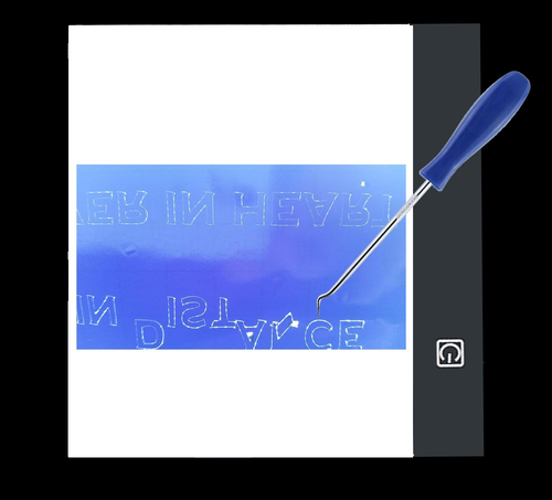 Light Pad for Weeding Vinyl HTV Iron-on, USB Powered Scratch Resistant LED Board