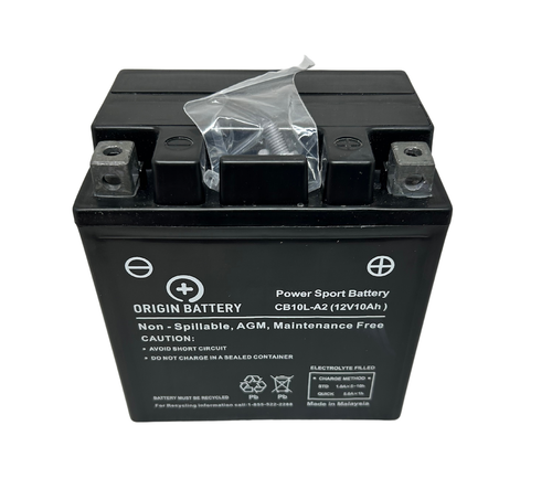 Origin CB10L-A2 Battery Replacement - Fits w/ Exide, Yuasa, Champion and GS