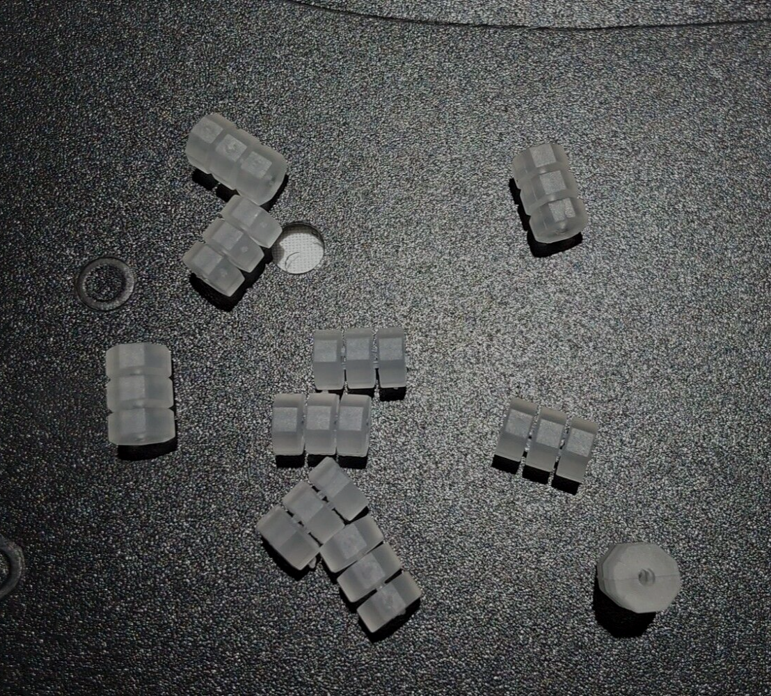 40pcs  o ring silicone Brake Gear Cable bike Frame Wrap Protector O Donuts