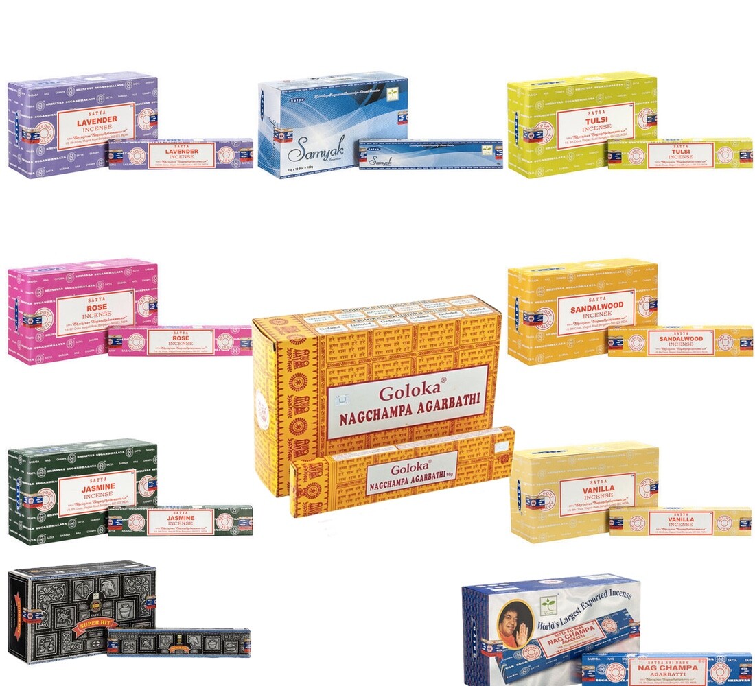 Räucherstäbchen Goloka Satya HEM Incense Agarbatti Duftstäbchen Nag Champa Duft