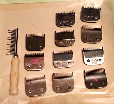11 ANDIS dog clipper blades safari comb