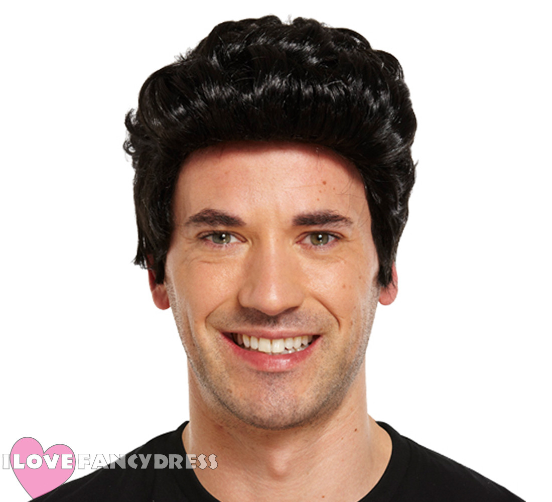 Mens 1950 S Teddy Boy Wig Adult Fancy Dress Costume Accessory Film