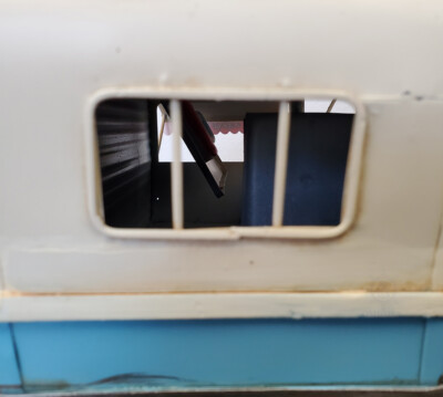 1966 Mobile Soft Serve Ice Cream Concession Trailer Metal Model 9.5" Food Truck