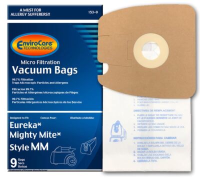 Eureka Style Mm Microfiltration Vacuum Bags 9 Pack