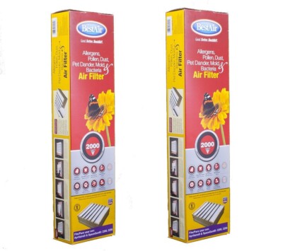 2 BestAir Air Filter Replacements for Aprilaire Space-Gard 201 Model 2200 & 2250