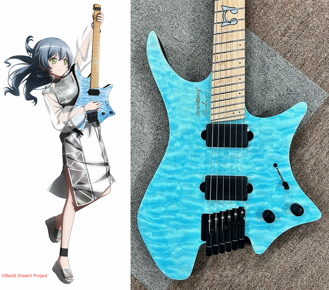 「中古品」strandberg Borden RAS6(BanG Dream!) Strandberg Boden RAS6 BanG Dream 朝日六花モデル | ซื้อที่ Mercari