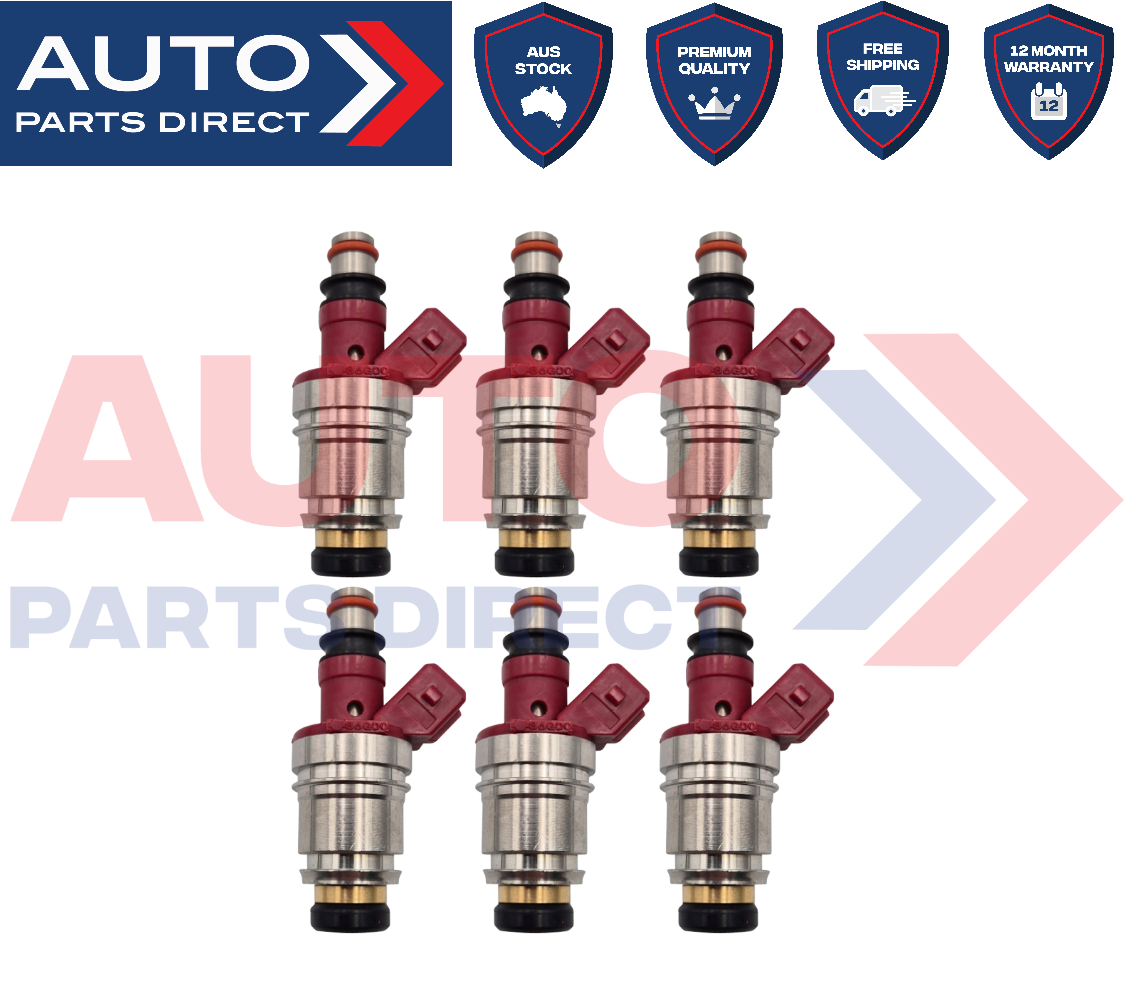 6 x FUEL INJECTORS for NISSAN PATROL GQ Y60 TB42E 4.2L 1992-1997 INJECTOR SET