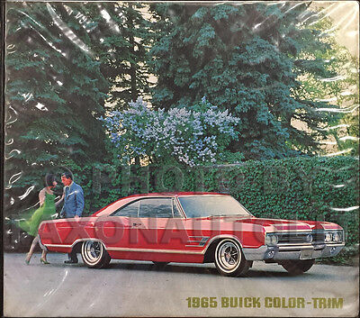 1965 Buick Farbe Polster Händler Album Riviera Skylark Spezial Lesabre Electra