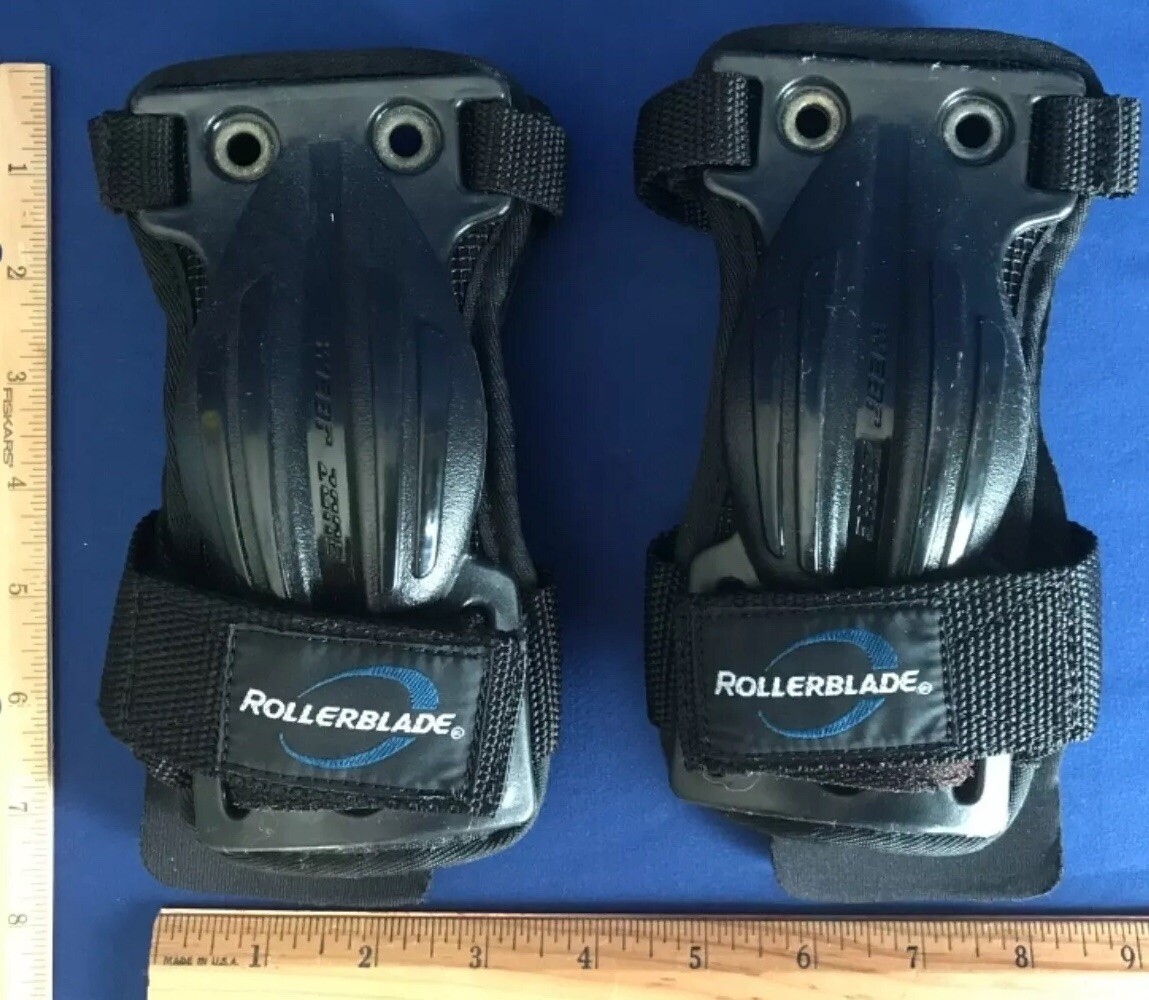 ROLLERBLADE Brand Black WRIST GUARDS Urban Gear Adult Size Large