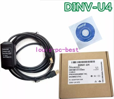 1PCS NEW USB DINV-U4 Cable FOR Mitsubishi inverter E500 E700 A700 F700 A800 F800