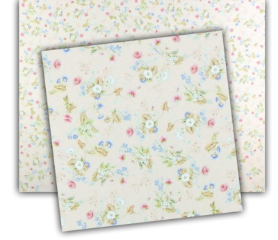 Melody Jane Dolls House Miniature Print 1:12 Rococo Silk Pale Pink Wallpaper
