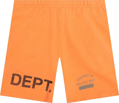 Pre-owned Gallery Dept. Gallery Dept Gi Dept Shorts - Authentic -new With Tags In Orange