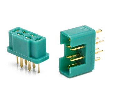 5 Paar Stecker Buchse Kompatibel mit MPX Goldkontakte Lipo Akku Gold RC