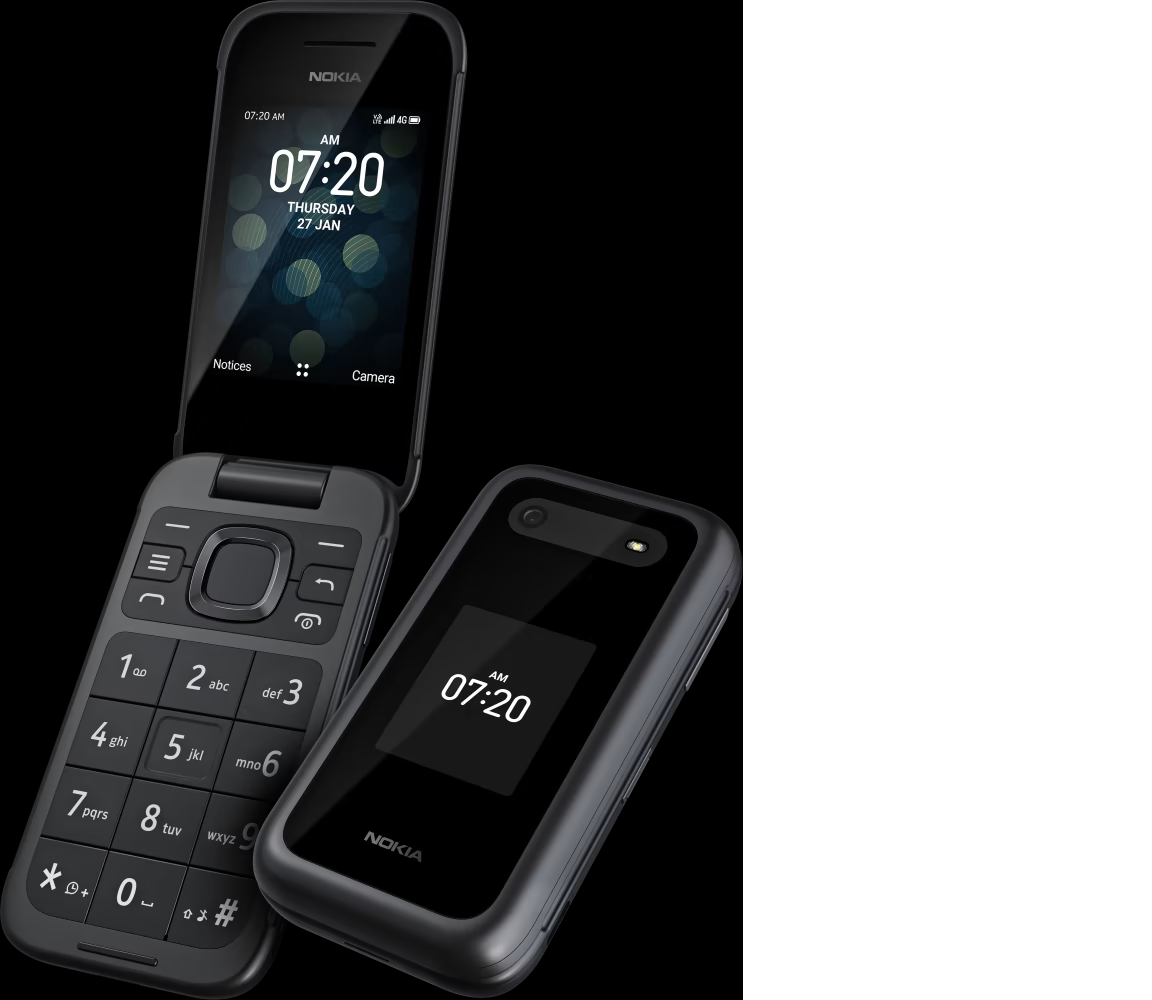 NEW UNLOCKED Nokia 2760 Flip 4G LTE Works on verizon AT&t Tmobile. GSM worldwide