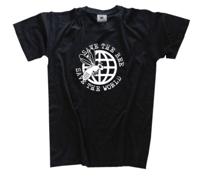 Save the bee save the world Imker Bienen Honig Bienenzüchter Naturschutz T-Shirt