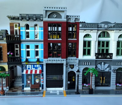 lego custom fire station