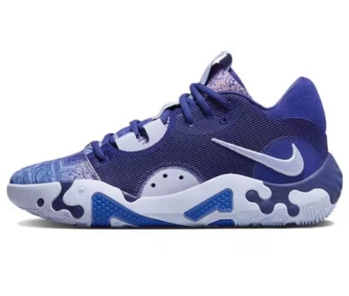 NIKE NIKE PG 6 'BLUE PAISLEY' HYPER ROYAL MARINE DC1974-400 MENS SIZE 12.5 NO LID