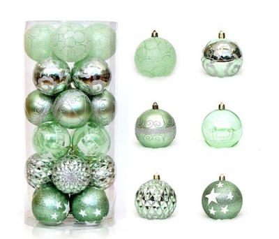 Zinsale 6cm/2.36 24pz Bagattelle per Alberi di Natale Sfere di plastica i