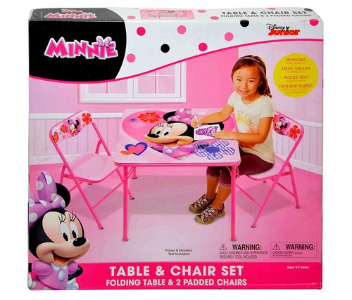disney minnie junior table & chair set