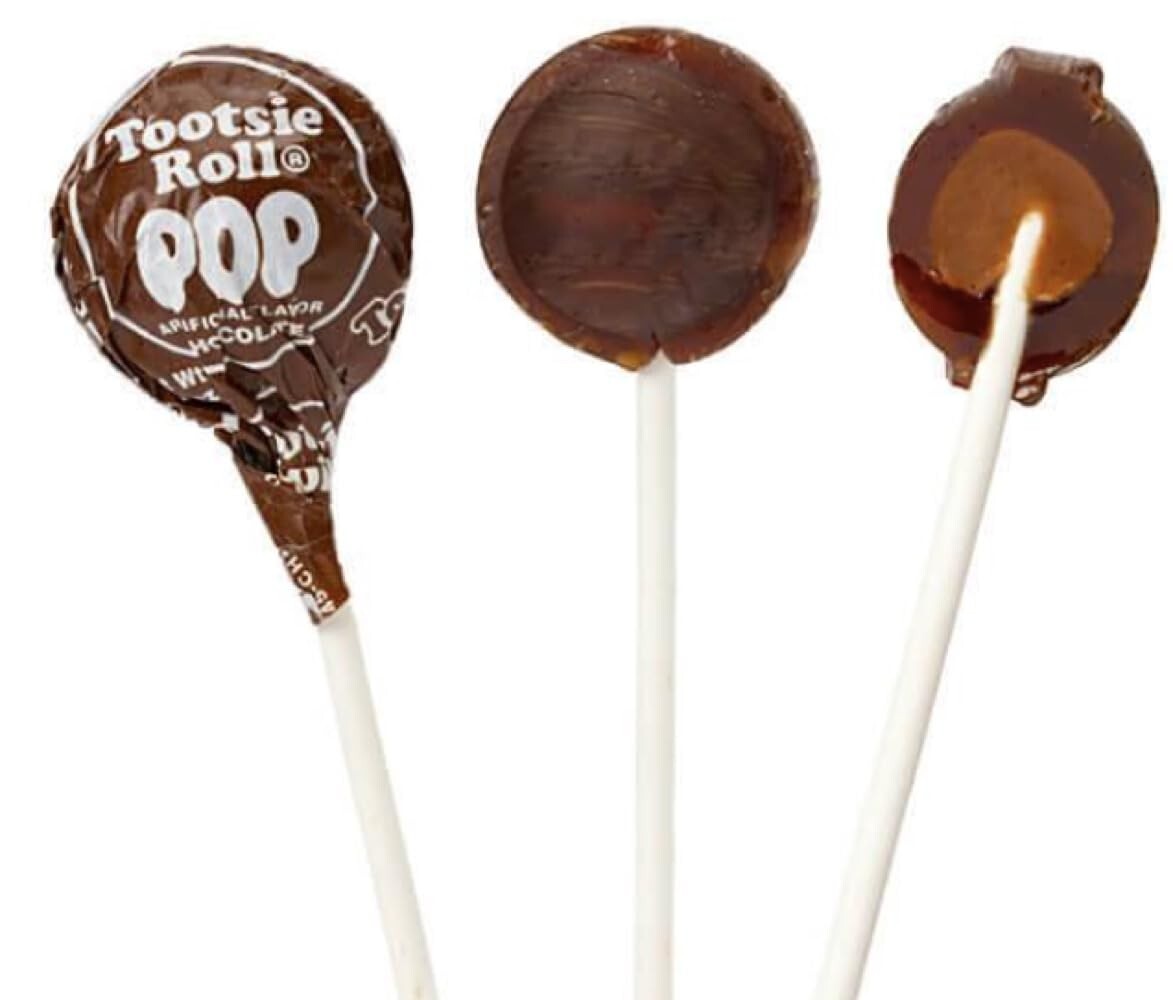 TOOTSIE ROLL Original Pops, Assorted Chewy Lollipops, Bulk Hard Candy (2 Pounds)