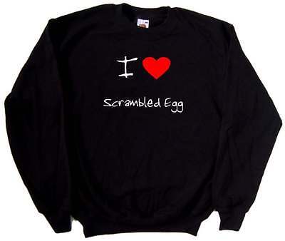 I Love Heart Scrambled Egg Sweatshirt