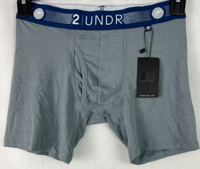 2UNDR Mens Boxer Briefs Flow Shift 6 Long Leg Size Small Joey