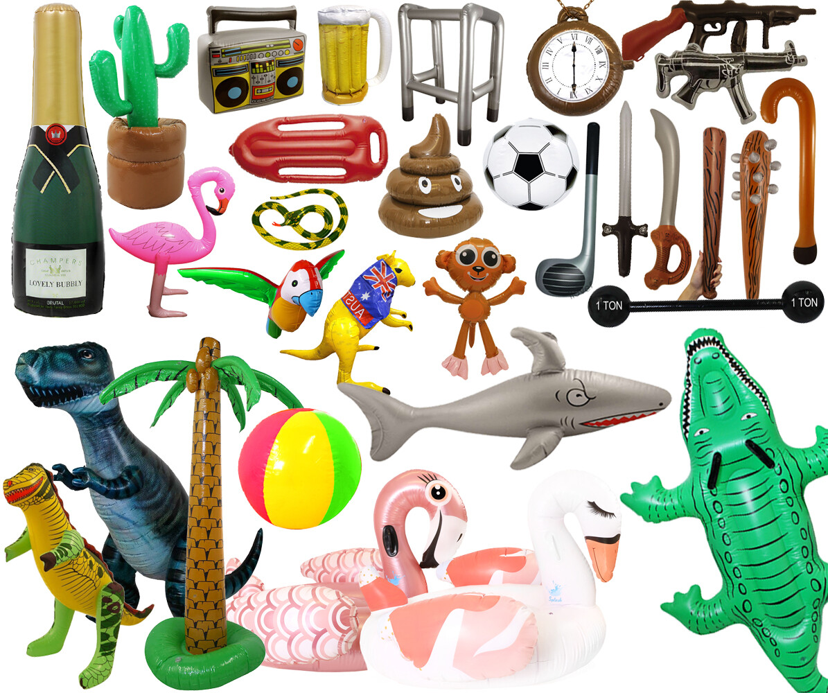 INFLATABLE PARTY SUPPLIES BLOW UP PROPS DECORATION SUMMER HOLIDAY FANCY