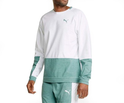 

Puma Cloudspun Crew Neck Футболка с длинным рукавом Мужские белые повседневные топы 521517-50, Белый, Puma Cloudspun Crew Neck Long Sleeve T-Shirt