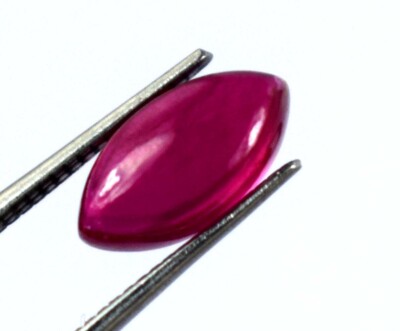 Natural Burma Ruby 2.20 Ct Marquise Cabochon Gemstone Certified SJ09 New Product