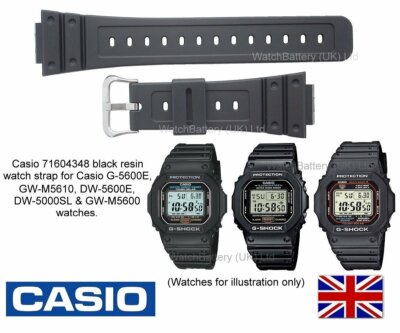 DW-5600 Casio Watch Strap Band (DW-5000 G-5600E G-5700 GW