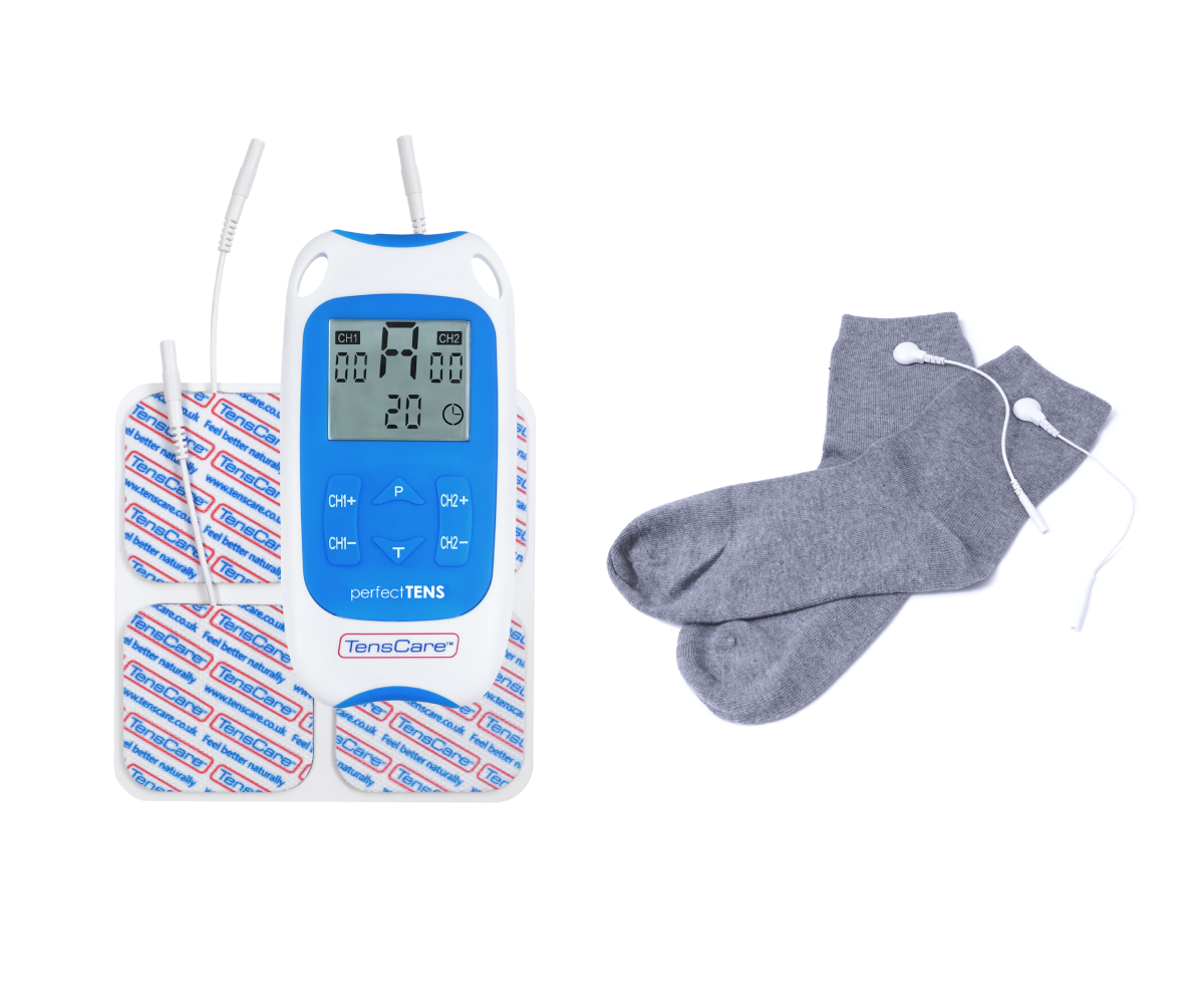 Perfect TENS Muskel & Nervenstimulationsgeräte + iSock für Arthritis Schmerzen