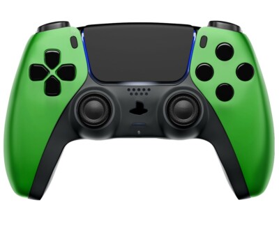 Soft Green Custom UN-Modded Controller Unique Design compatible with PS5 OEM