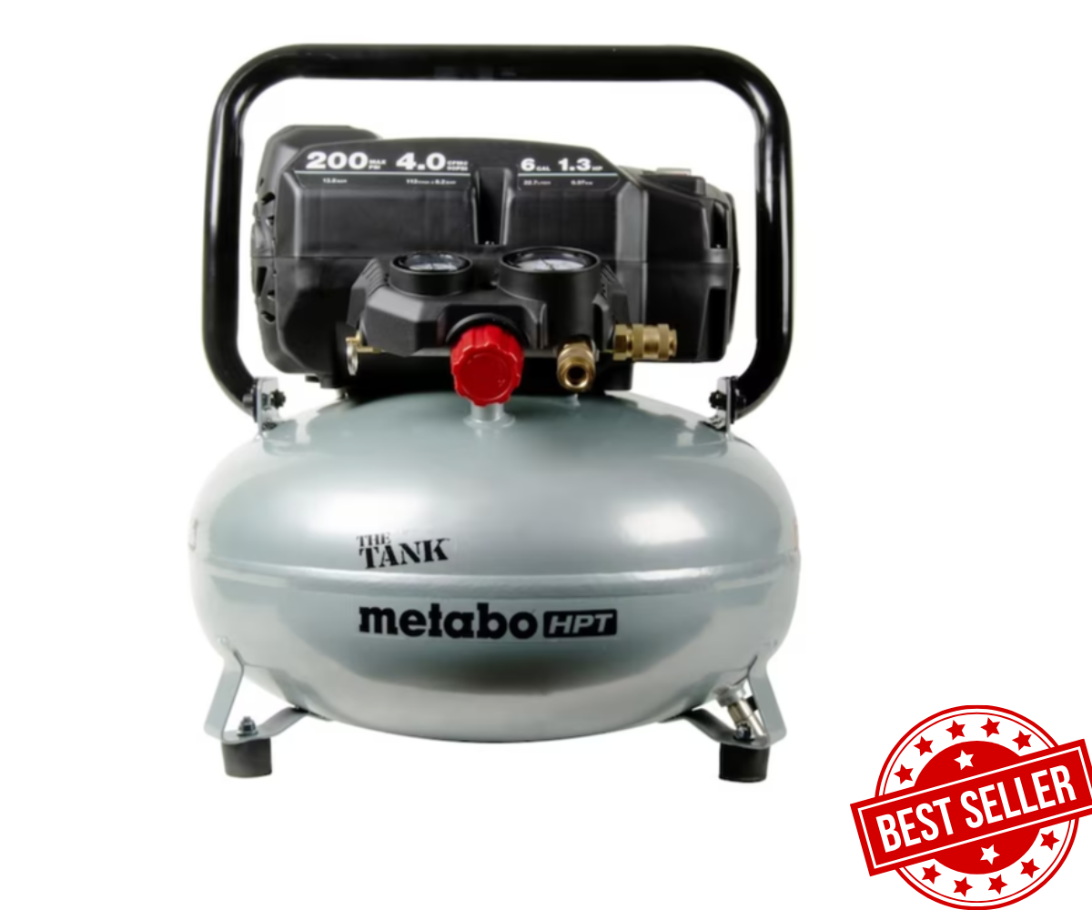 Metabo HPT 6- Gallons Portable 200 Psi Pancake Air Compressor