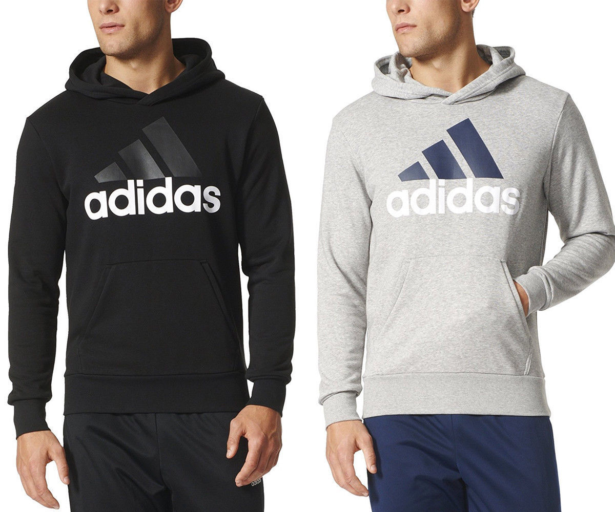 Mens Adidas Essential Linear Athletic Hoodie Hooded