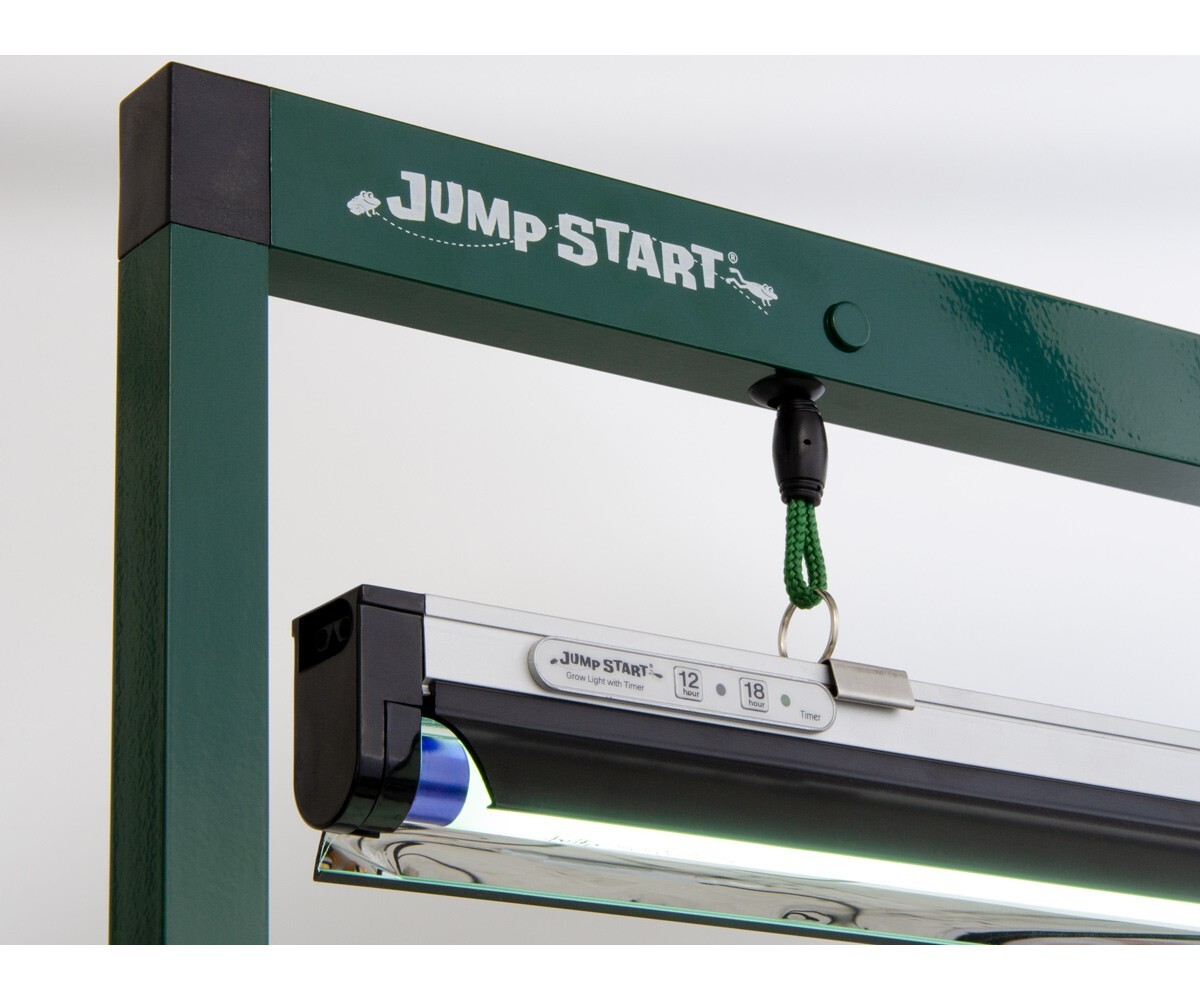 Jump Start 2' Or 4'  T5 Grow Light System with Timer (Stand, Fixture & Tube)