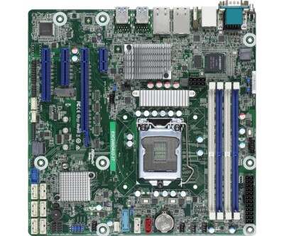 NEW ASRock Rack E3C246D4U2-2T mATX LGA1151 2x10GbE 8xSATA ECC IPMI Quick Sync