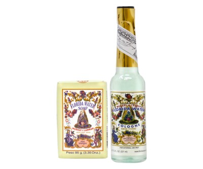 L&K Florida Water Soap 3.3oz + Florida Water 7.5oz w/Free Nail File