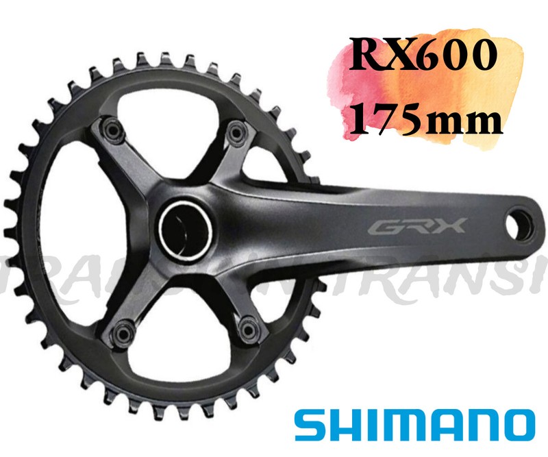 Shimano GRX FC-RX600 Crankset 1x11Speed 175mm 40T New (Without BB