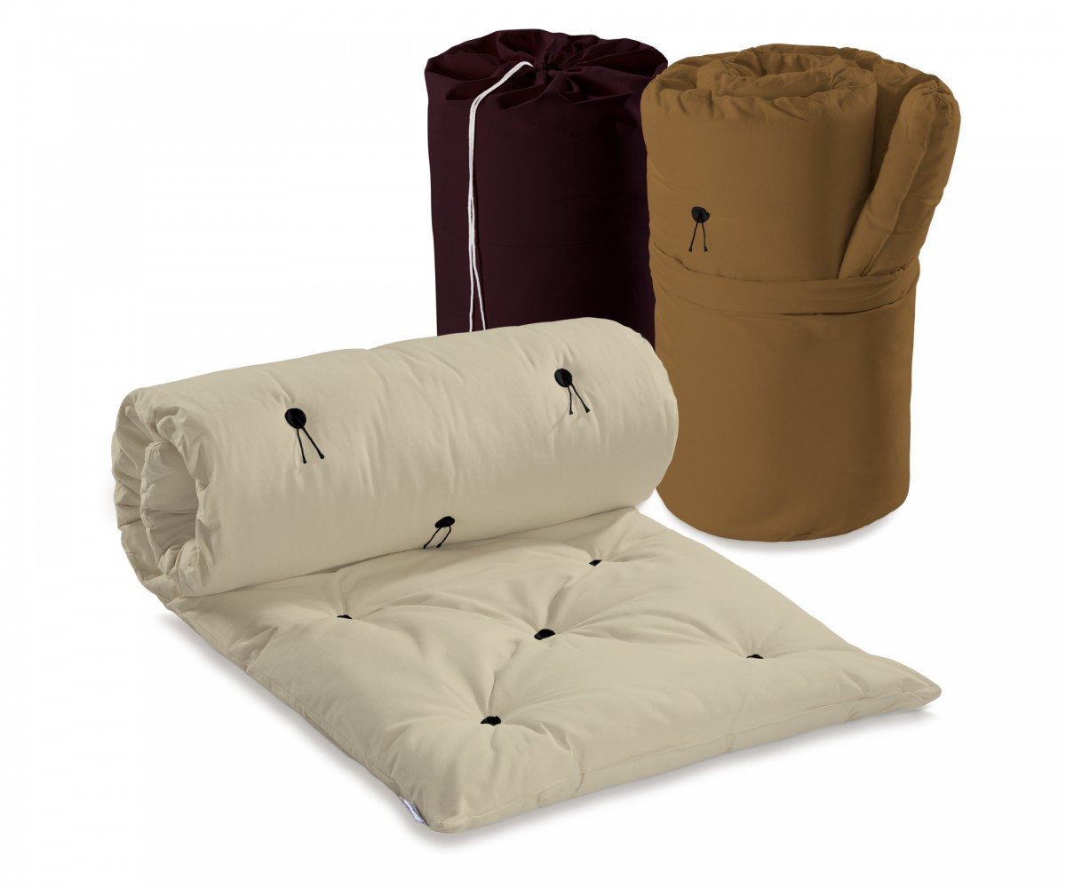 Gästefuton mit Tasche 80x200 cm Gästebett Gästefuton Futon Matratze