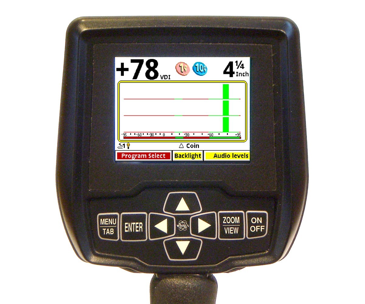 WHITES SPECTRA VX 3 METAL DETECTOR WITH DEEP SILVER AND 7 MORE EASY PROGRAMS