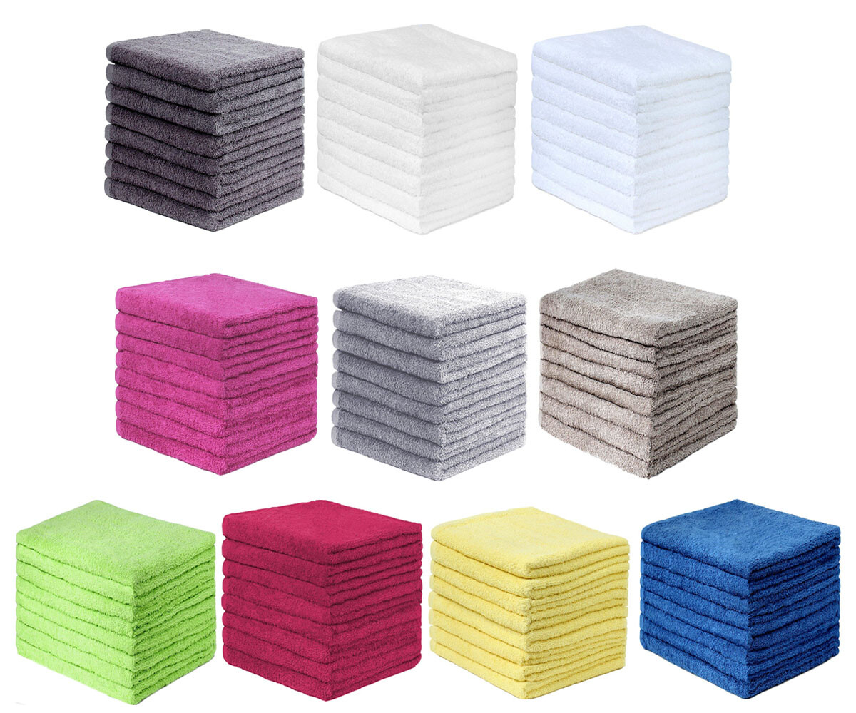 8er FROTTEE HANDTÜCHER NATUREMARK SET 400g/m² 100% BAUMWOLLE 50x100cm NEU
