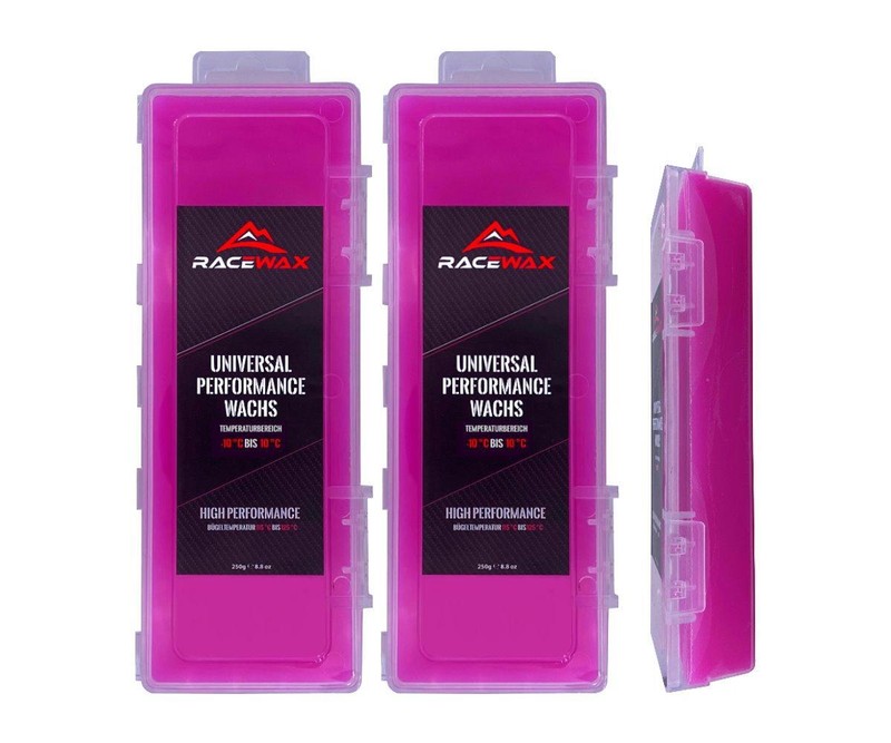 Racewax Universal Wachs Ski Langlauf Snowboard All In One Wax 500g