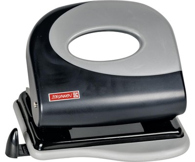 BRUNNEN Hole Punch Colour Code Onyx Buerolocher With Stop BAR